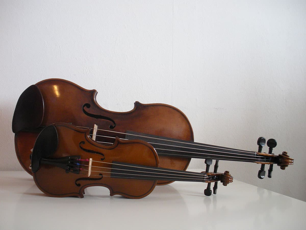 violin and viola sizes