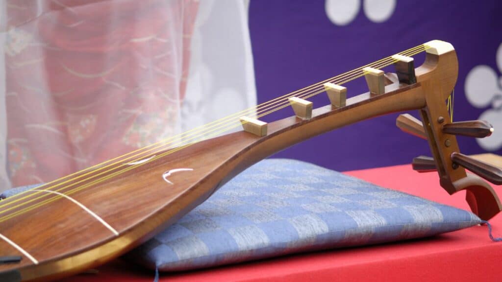 Biwa instrument