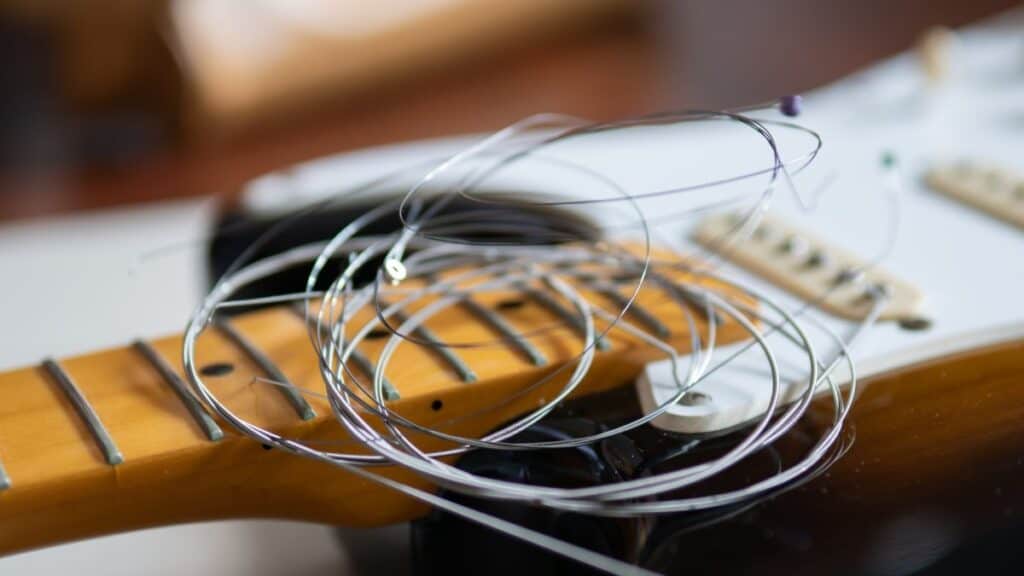 changing guitar strings