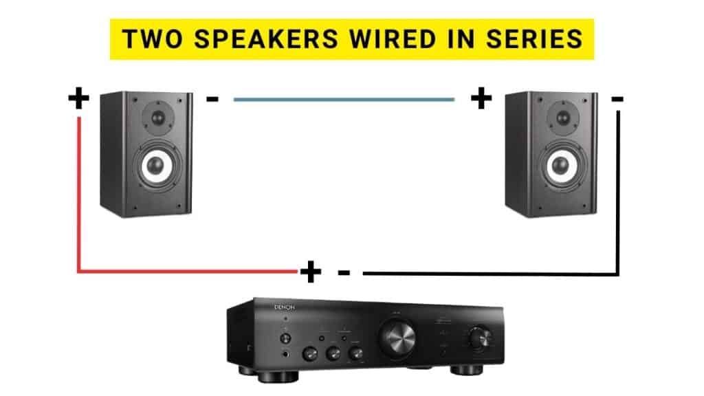 two speakers wired in series
